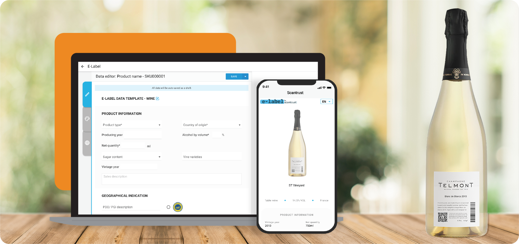 Telmont uses Scantrust E-label digital labels