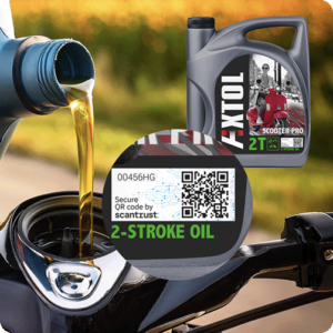 QR Codes on packaging for the lubricant industry
