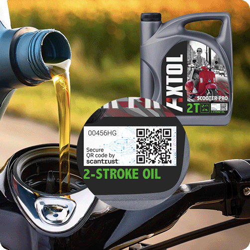 QR Codes on packaging for the lubricant industry